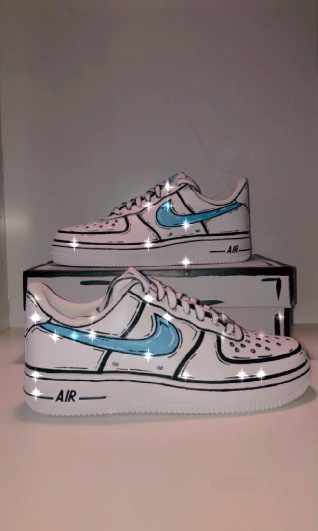 Customs not open Hand painted custom shoe designs Women s