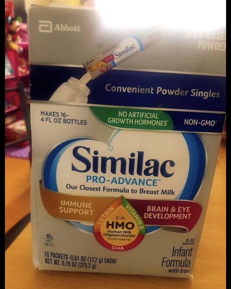 similac small packets