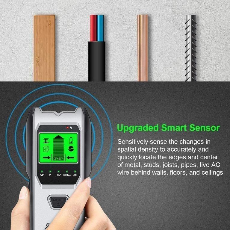 Stud Finder 5 In 1 Multi Function Upgraded Smart Stud Sensor