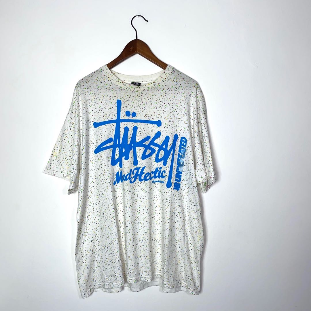 Stussy x Undefeated x Mad Hectic T-shirt Size L, Men's Fashion