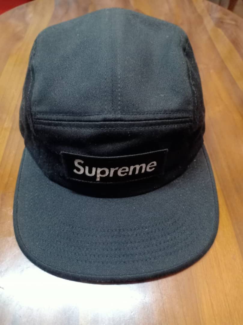 Black supreme hot sale 5 panel
