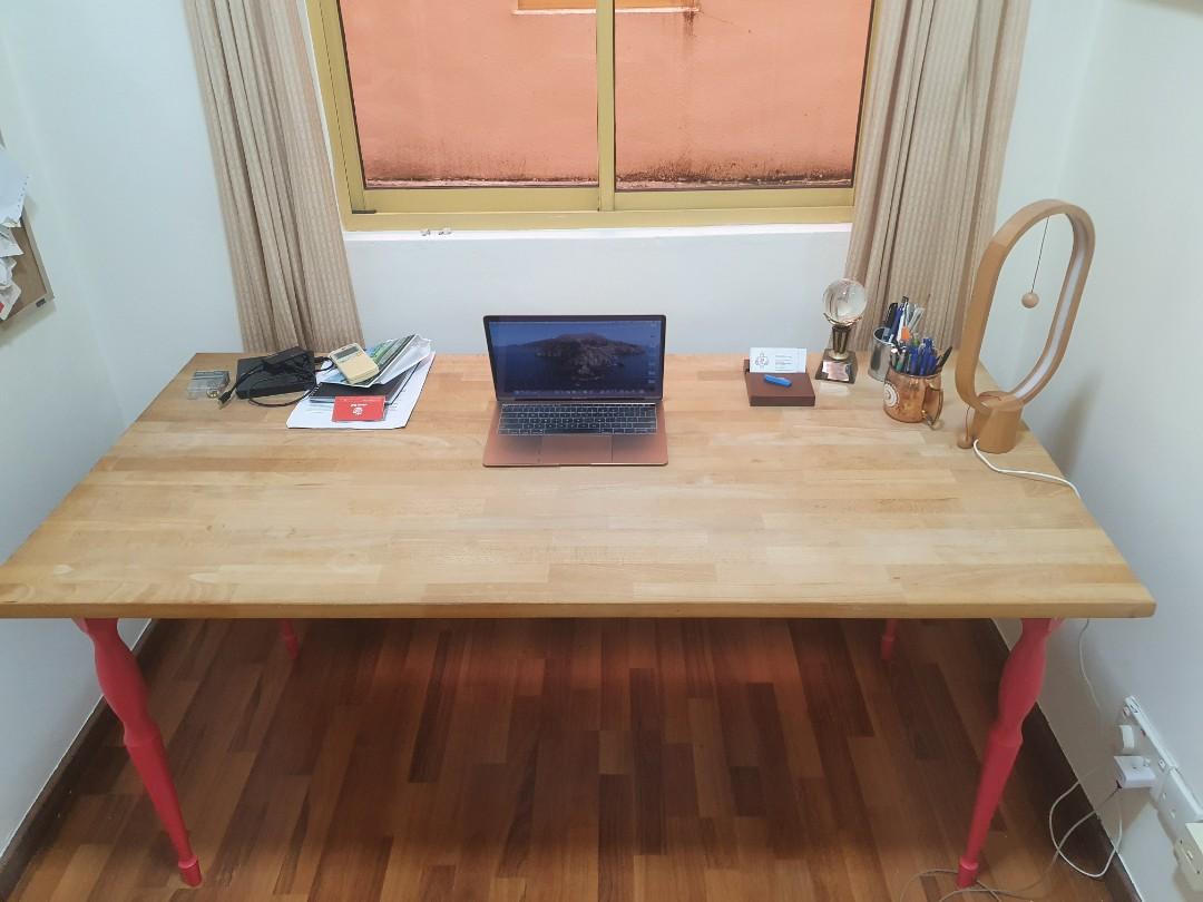 Table or Desk IKEA Gerton, Furniture & Home Living, Furniture, Tables