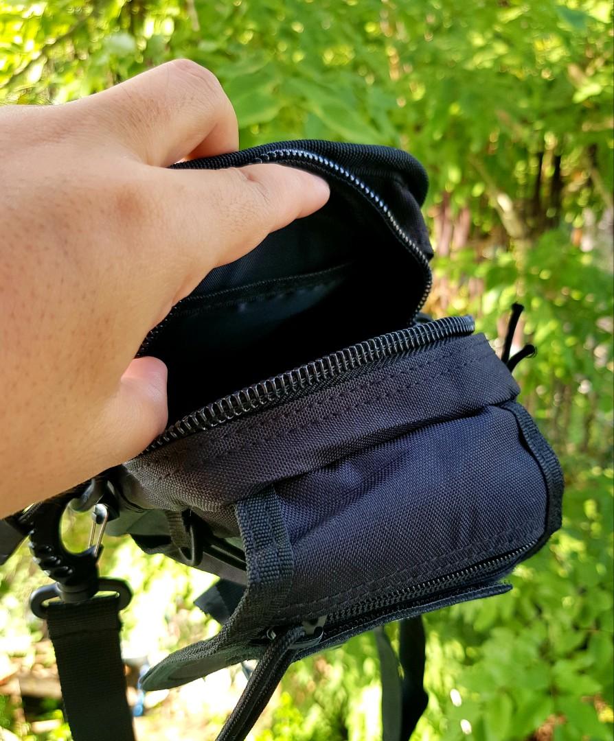 Bag Factor Small EDC Minimalist Crossbody Sling Bag for Men and Women –  RFID Phone Bag Wallet – Chest Shoulder Backpack
