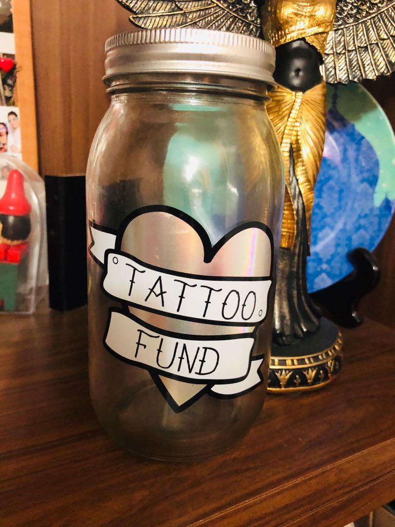 Cottage Creek Piggy Bank Tattoo Fund Money Bank Round Ceramic Tattoo Bank  with Black Lid Tattoo Savings Jar White  Walmartcom