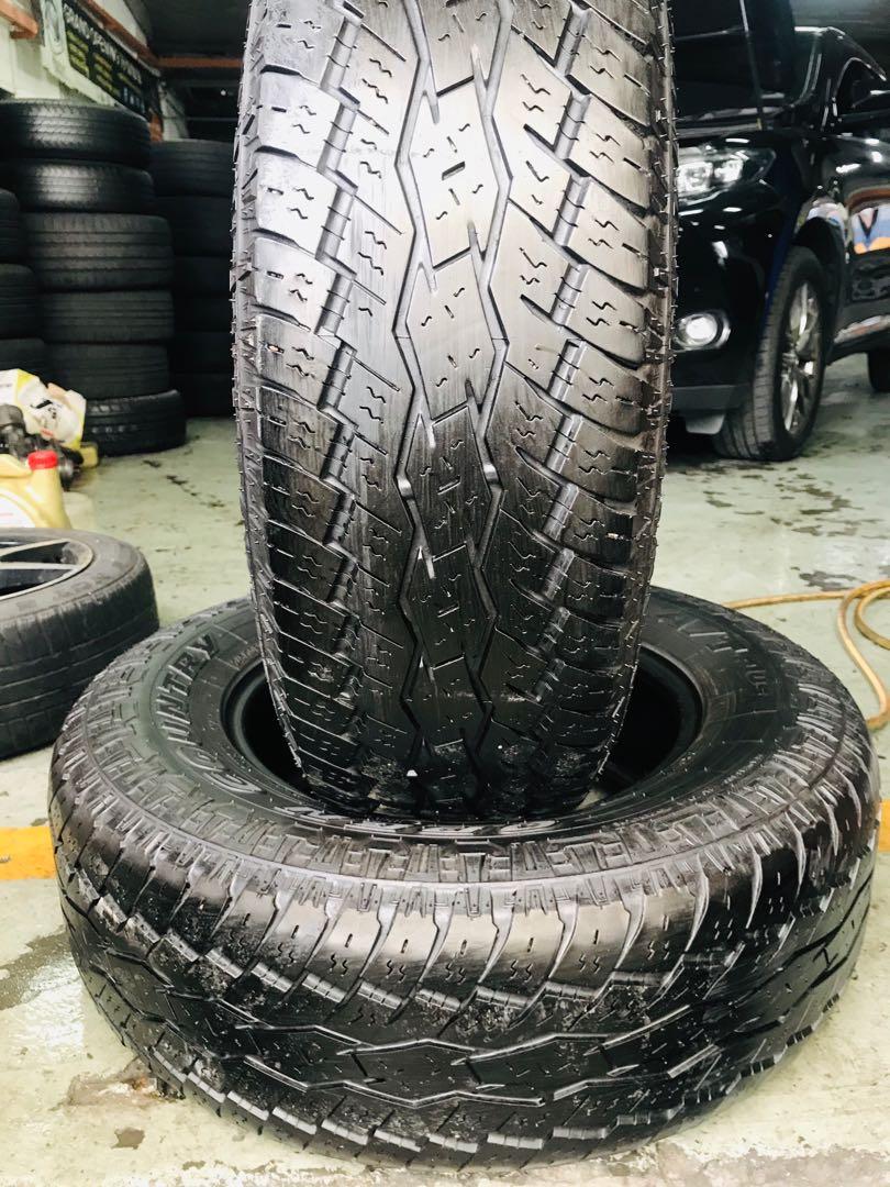 Tayar Second 245 70 R16 Toyo A T Japan 2pcs Auto Accessories On Carousell
