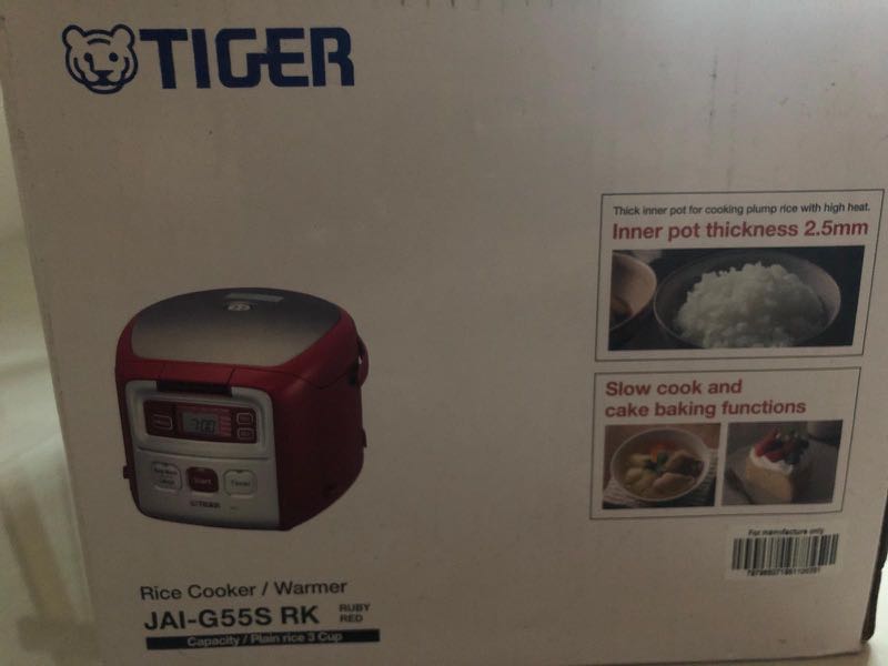 Tiger rice cooker/ warmer, TV & Home Appliances, Kitchen Appliances
