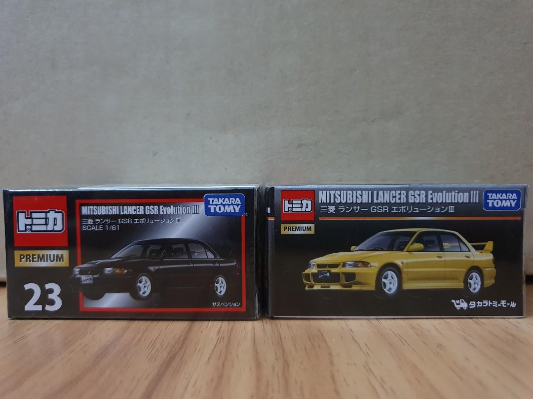 TAKARA TOMY TOMICA  PREMIUM #23 MITSUBISHI LANCER GSR  EVOLUTION III 1/61 