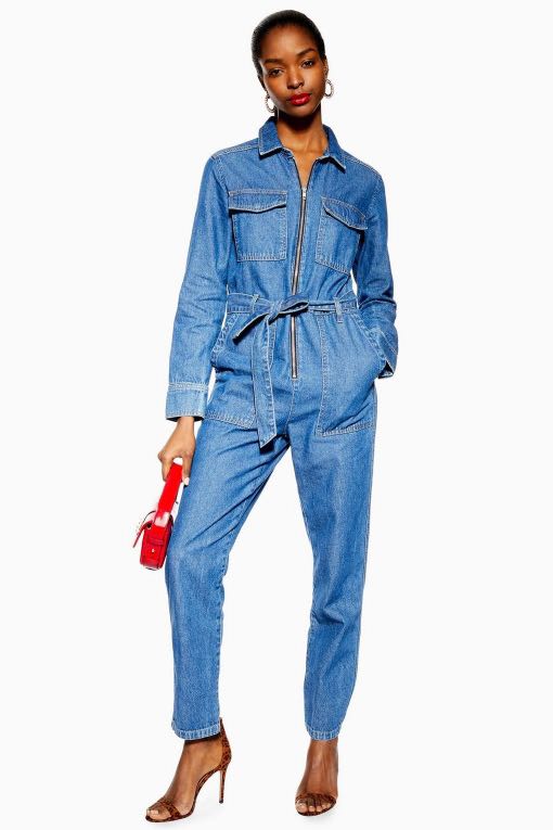 Topshop boiler suit denim Clearance