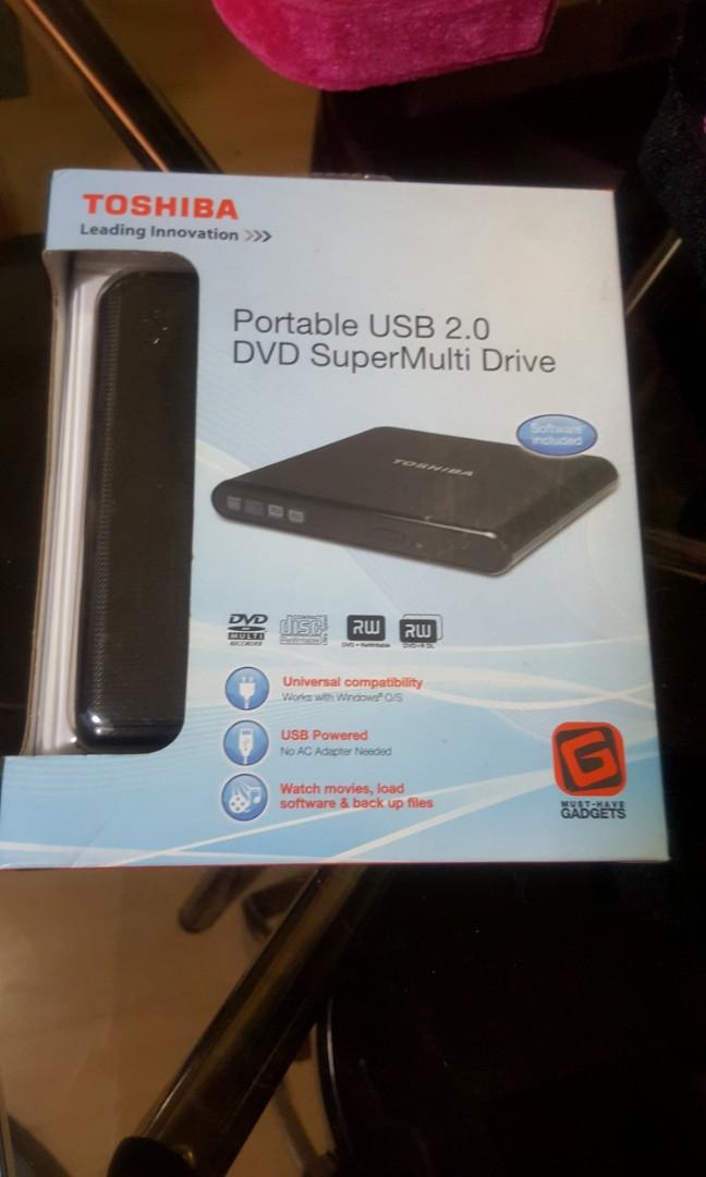Toshiba portable dvd drive (Category: Hard Disks & Thumbdrives) located in Pasig City. Submitted by js.authenticlux (Listing ID 1015964765, Image 1). Description: toshiba portable dvd drive usb 2.0. just kept coz we dony need it. call txt 09178029682 #junefund.