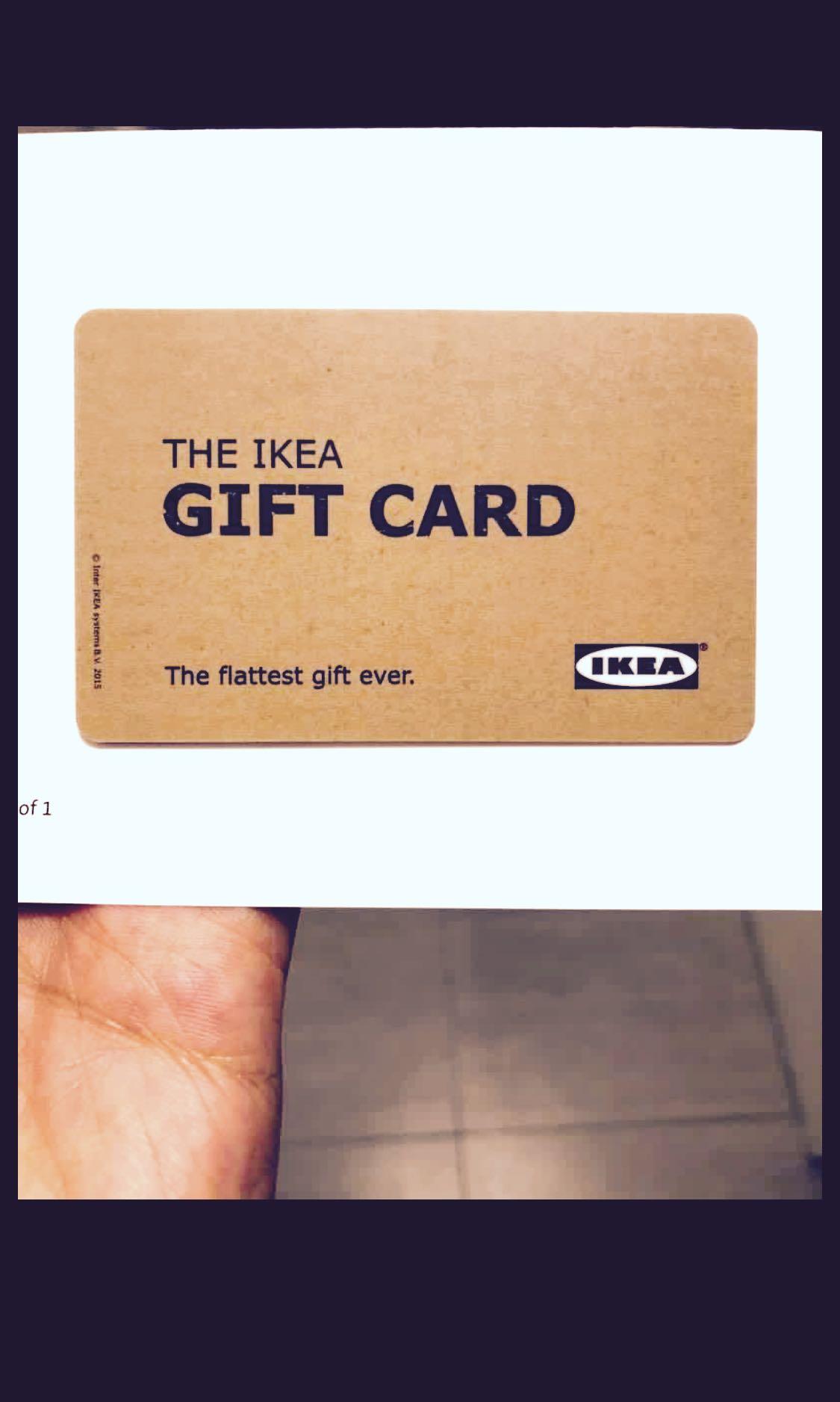 Trade Ikea Gift Card With Capitamall Ntuc Or Takashimaya Vouchers Entertainment Gift Cards Vouchers On Carousell