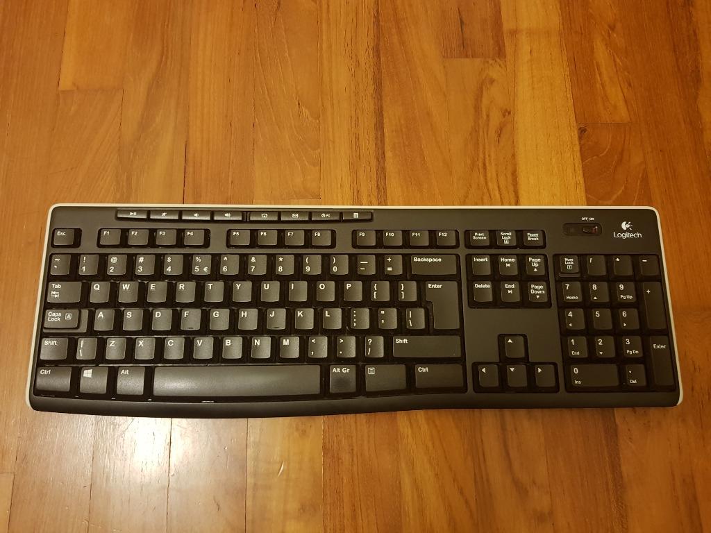 Wireless Keyboard Logitech K270 Electronics Computer Parts Accessories On Carousell