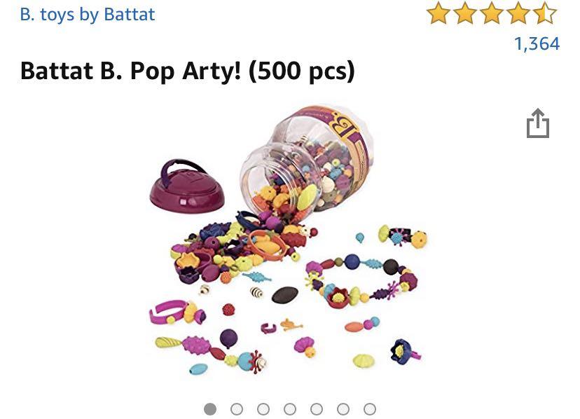 b pop arty beads 500
