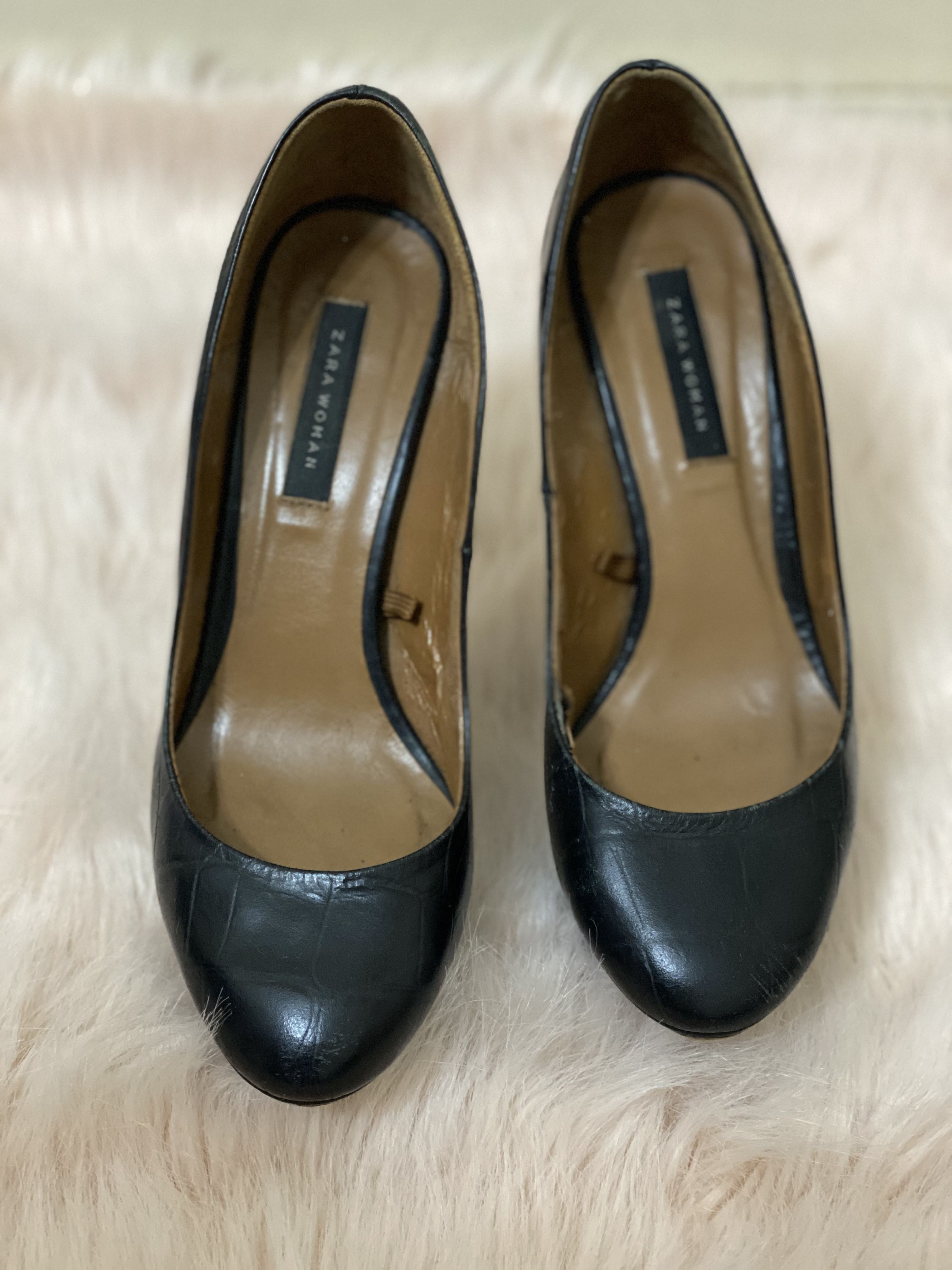 genuine leather heels