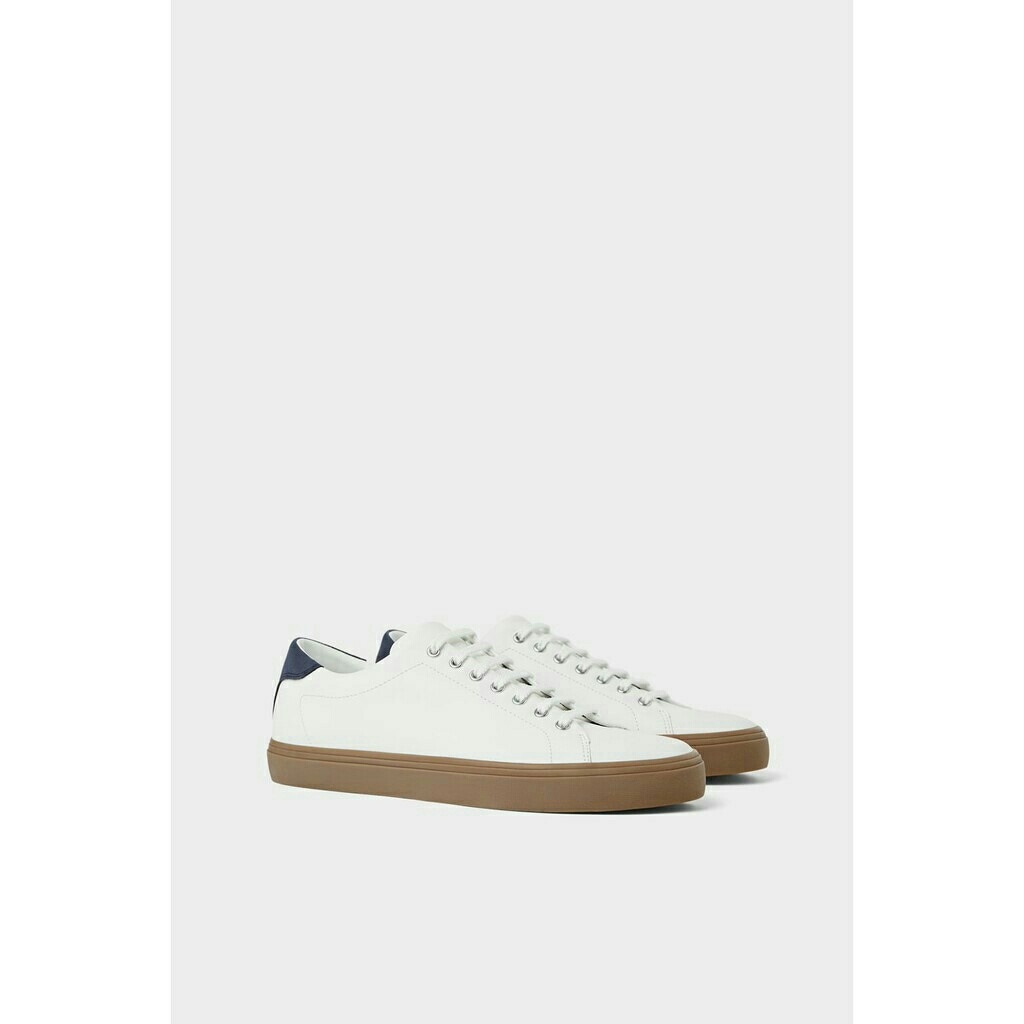 zara white plimsolls