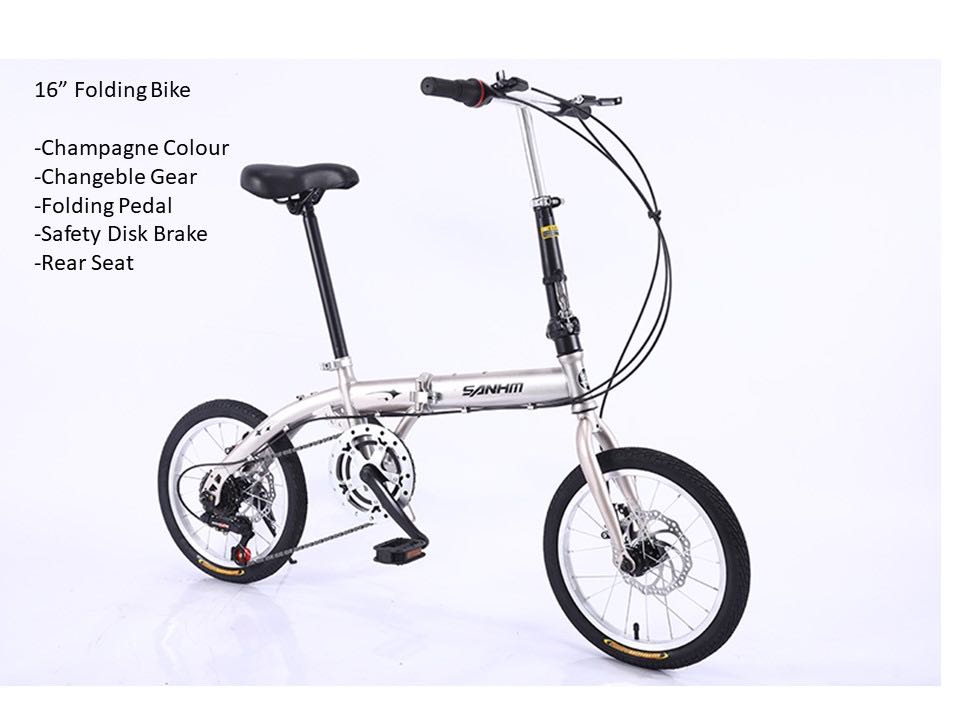 Sanam foldable bike clearance