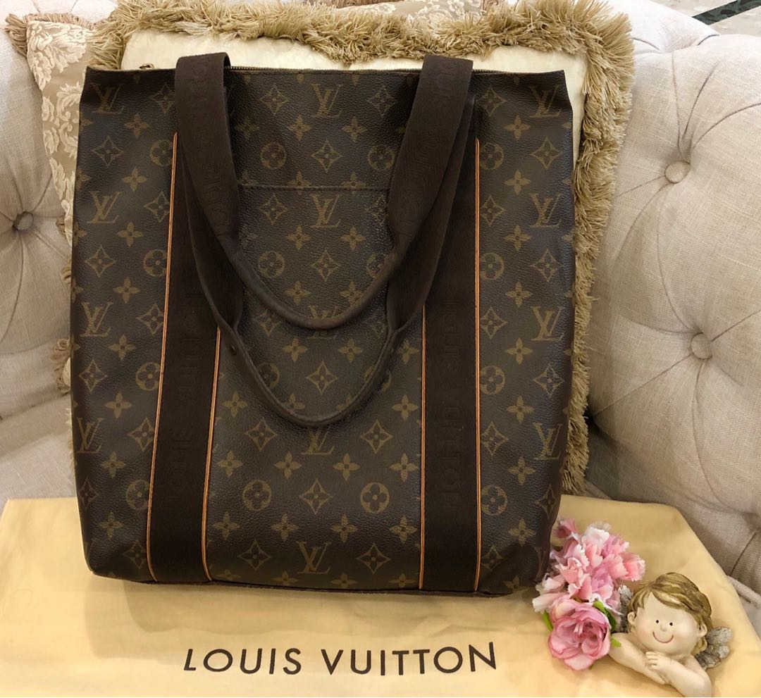 Brown Louis Vuitton Damier Ebene Cabas Beaubourg Tote Bag