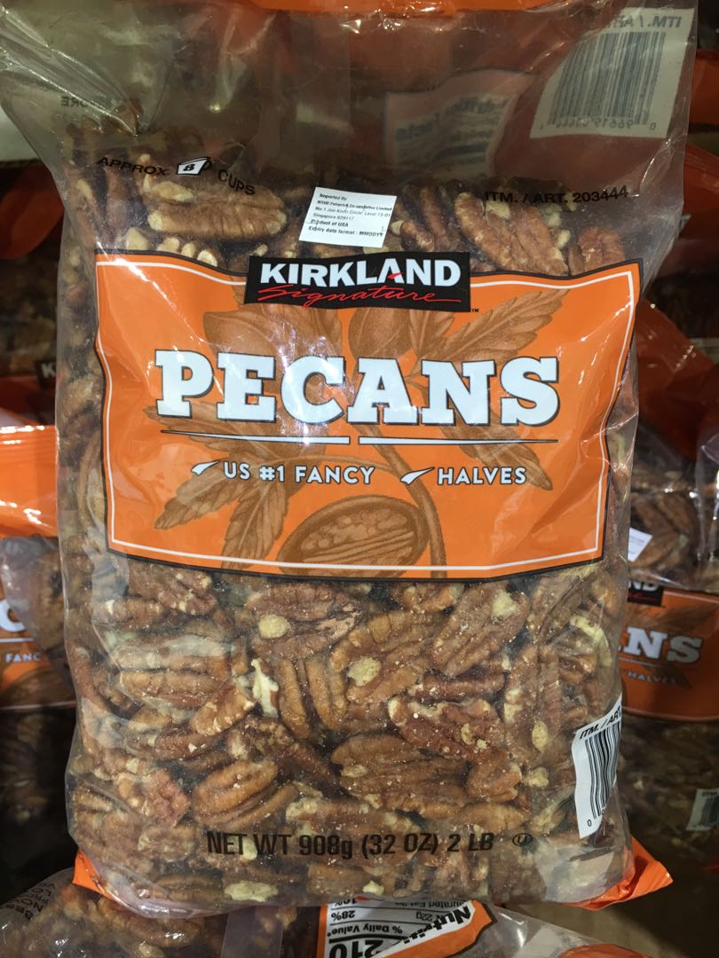 908g Kirkland Signature pecan nuts, Food & Drinks, Spice & Seasoning on
