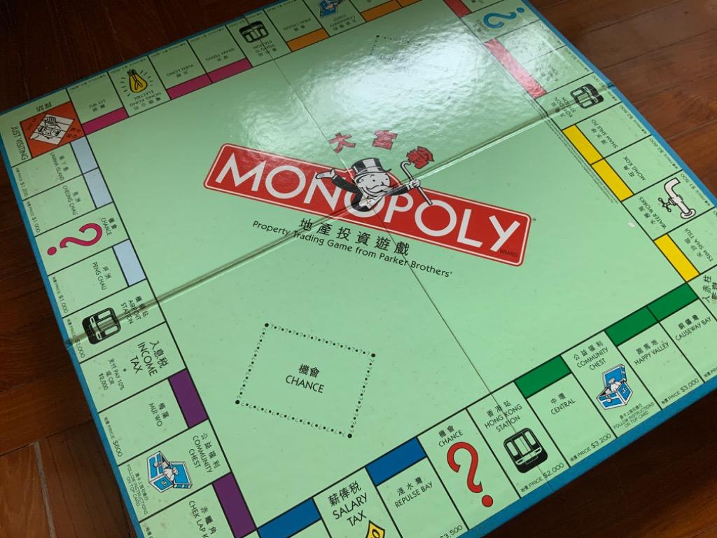 舊版 香港版大富翁 Monopoly Hong Kong edition (discontinued), 興趣及遊戲, 旅行, 旅遊 - 旅行