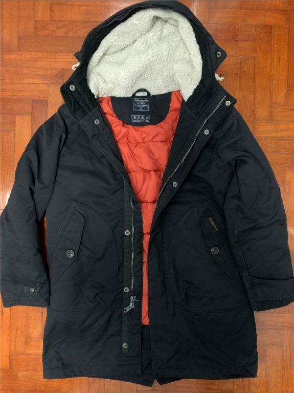 abercrombie and fitch down jacket