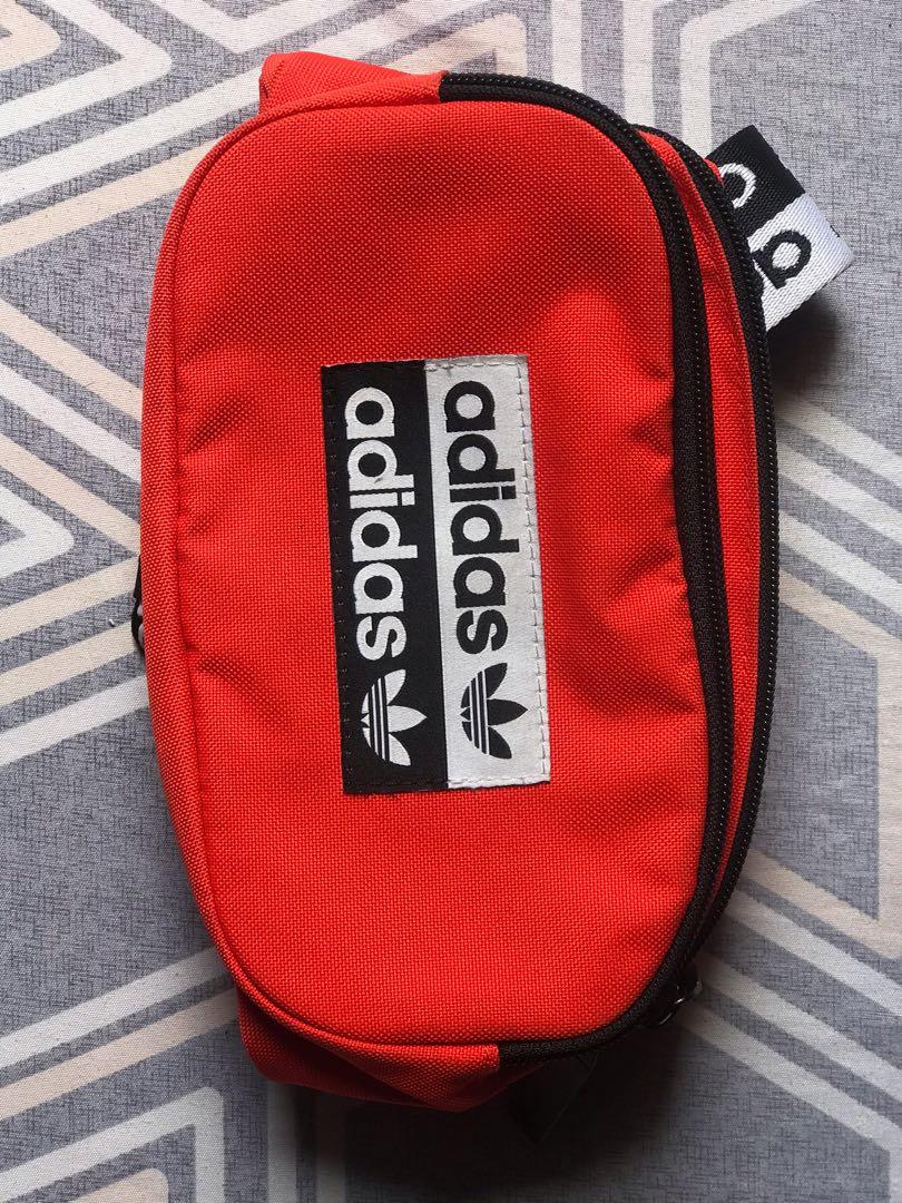 neon orange belt bag