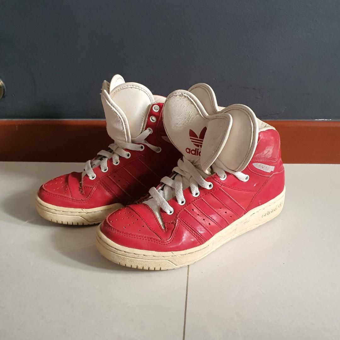 Adidas Original High Cut Shoes, Women's Fashion, Footwear, Sneakers on