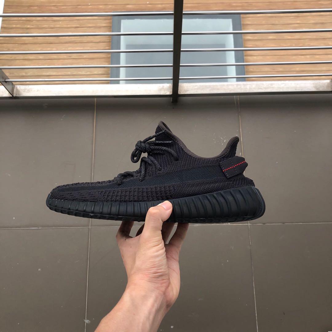 adidas YEEZY Boost 350 v2 Static Black Non Reflective US9.5 UK9