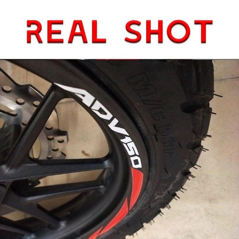 ADV150 rim sticker set decal ADV 150 HONDA, Motorcycles ...