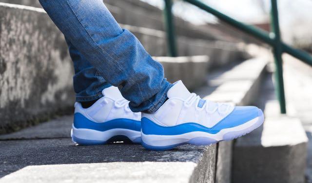Air Jordan 11 Retro Low University Blue Men S Fashion Footwear Sneakers On Carousell