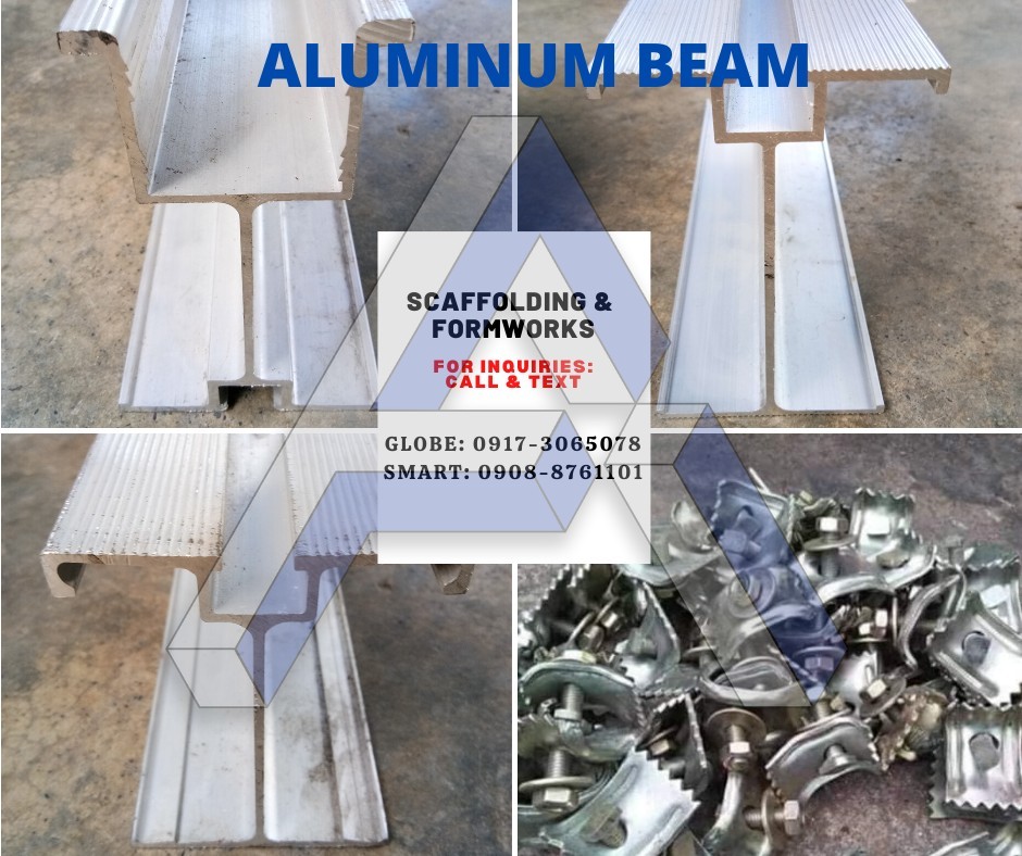 Aluma Beam Scaffolding G.I Pipe Swivel Fixed Clamp Basejack UHead