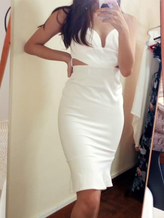 angel bodycon dress