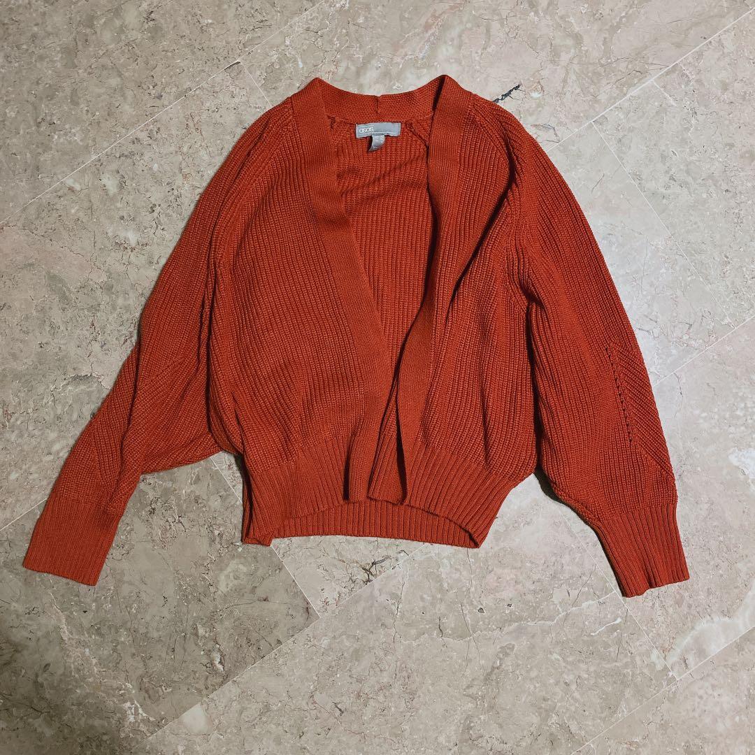 orange cardigan asos