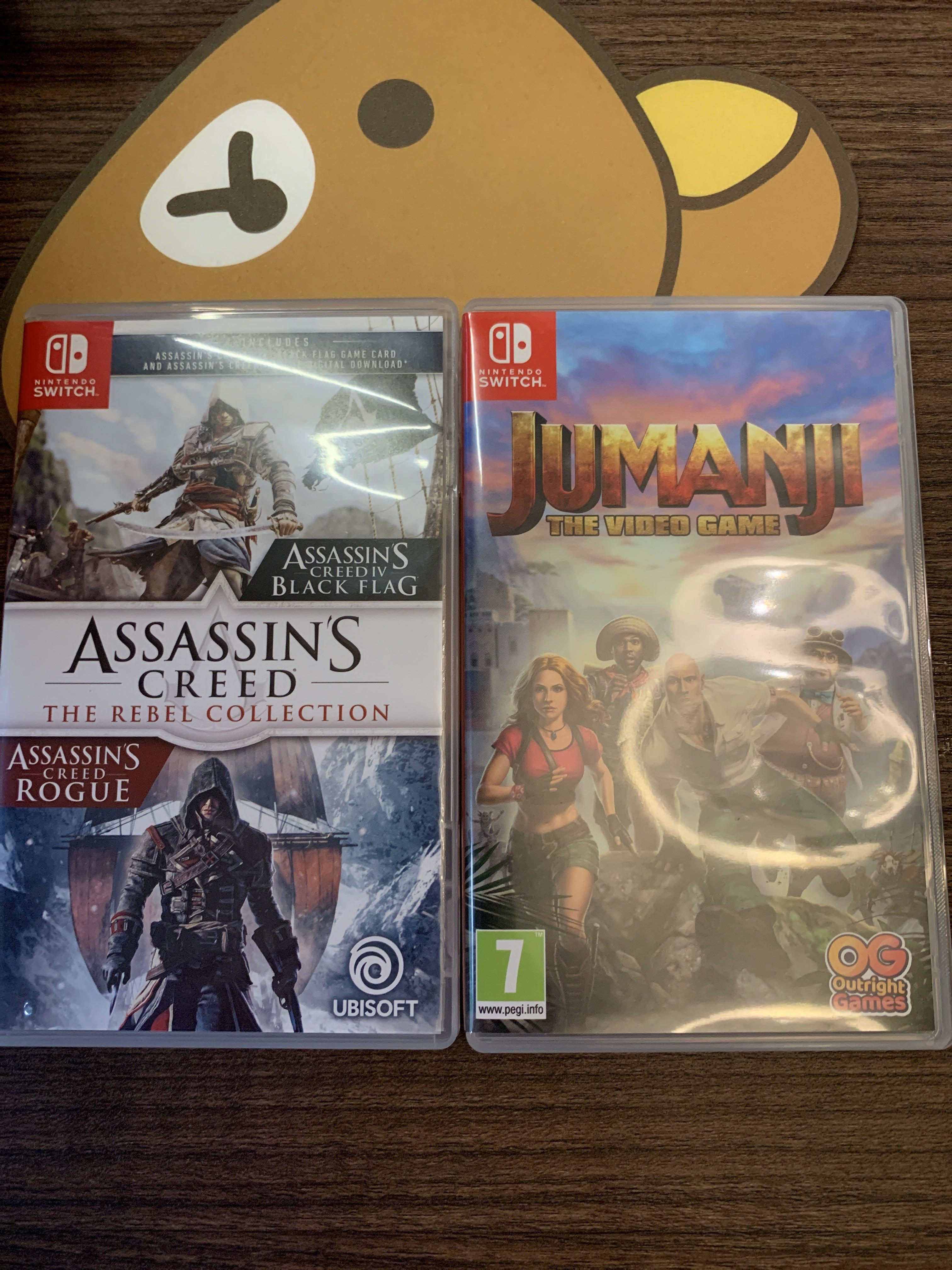 jumanji per nintendo switch