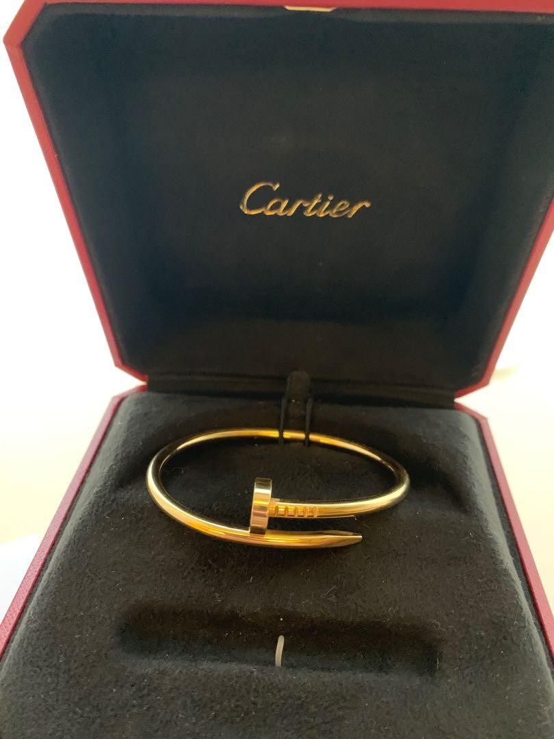 Authentic Cartier juste un clou, Women's Fashion, Jewelry & Organisers ...