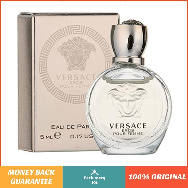 Authentic Versace Eros Pour Femme Eau De Parfum 5ml 0 17fl Oz Miniature Perfume For Women Health Beauty Perfumes Nail Care Others On Carousell