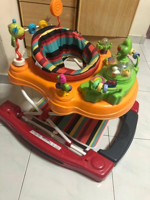Baby Walker 3 in 1 with 360 degree rotation seat & attractive melody