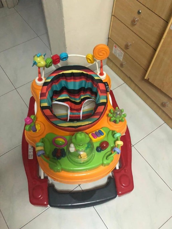Baby Walker 3 in 1 with 360 degree rotation seat & attractive melody