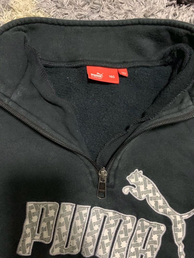 black puma sweater