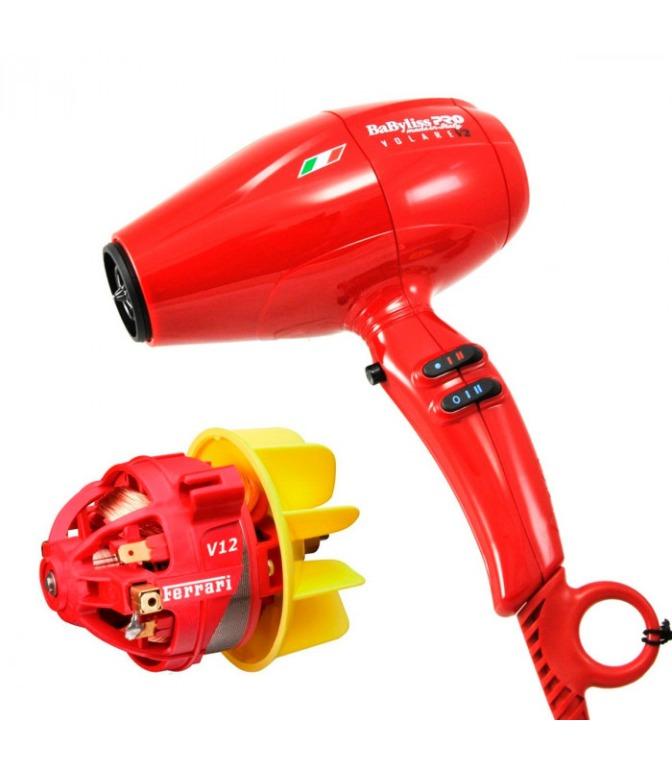 BNIB] BaByliss PRO Volare V2 (FERRARI DESIGND ENGINE) Mid-Size Hair Dryer -  Red , Beauty & Personal Care, Hair on Carousell