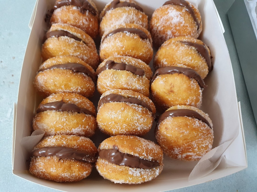 Bomboloni Nutella Donut Food Drinks Baked Goods On Carousell