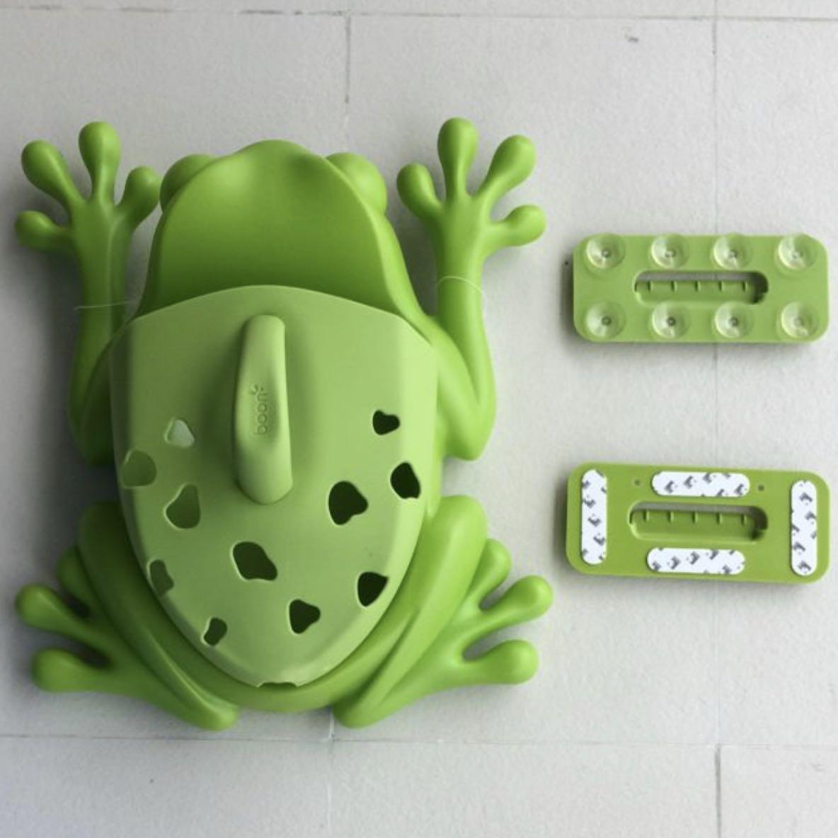 boon frog bath toy holder