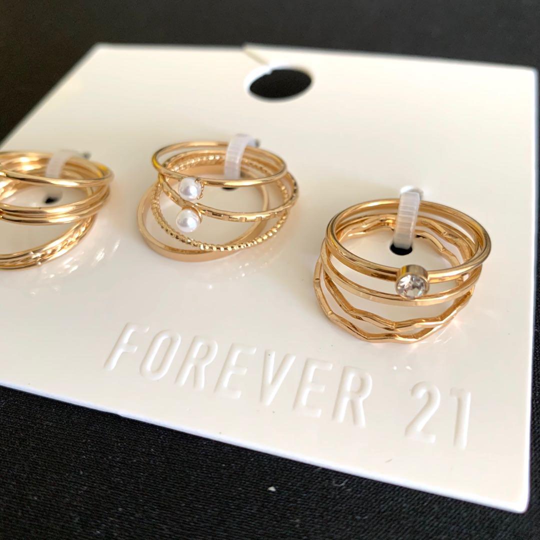 Forever 21 ring set store