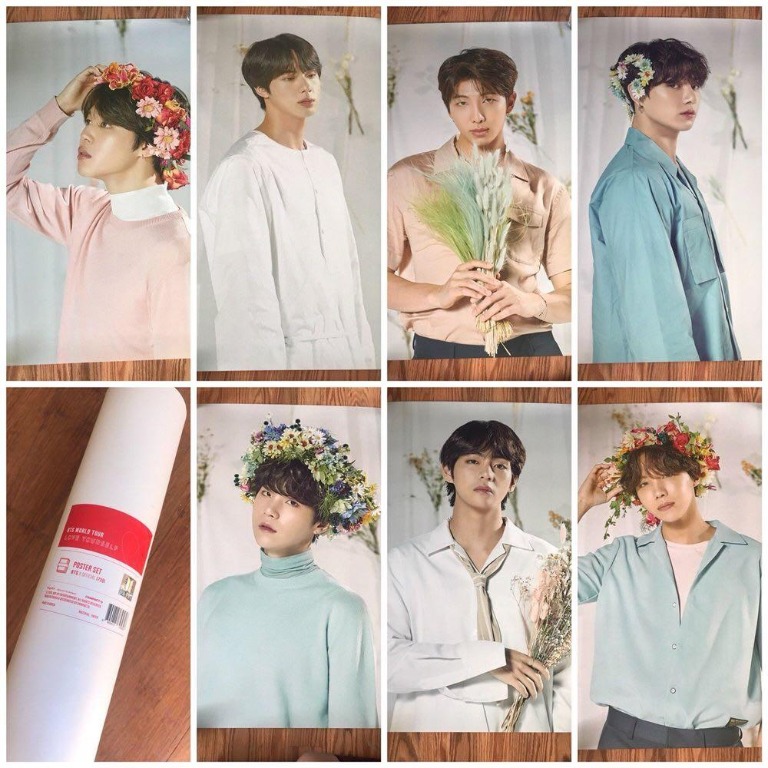 Bts Love Yourself Tour Poster Loose Or Set K Wave On Carousell