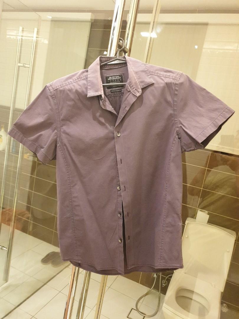 burton slim fit shirts
