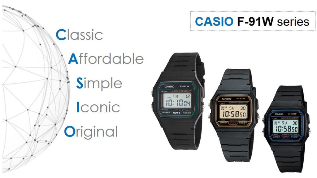 Casio discount vintage f91w