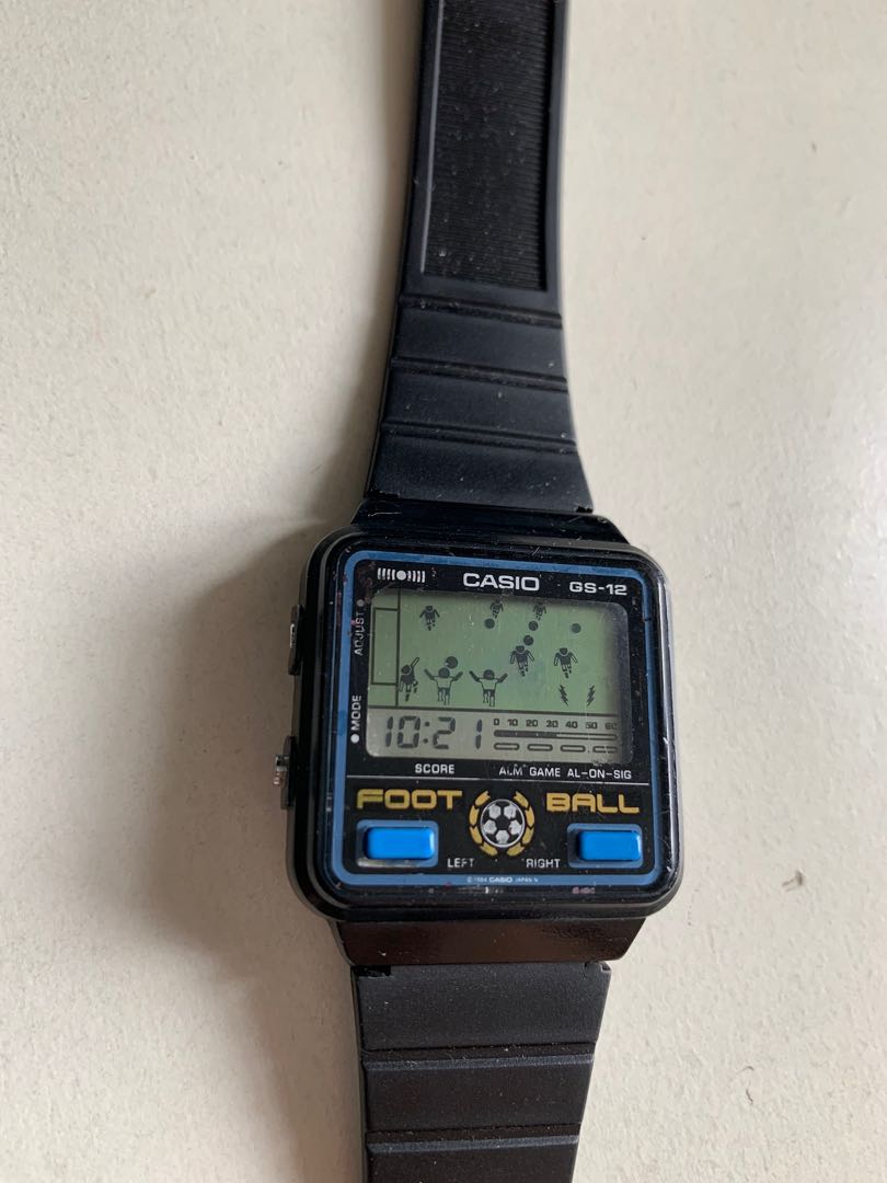 Casio Soccer game watch football not Seiko Citizen Rolex