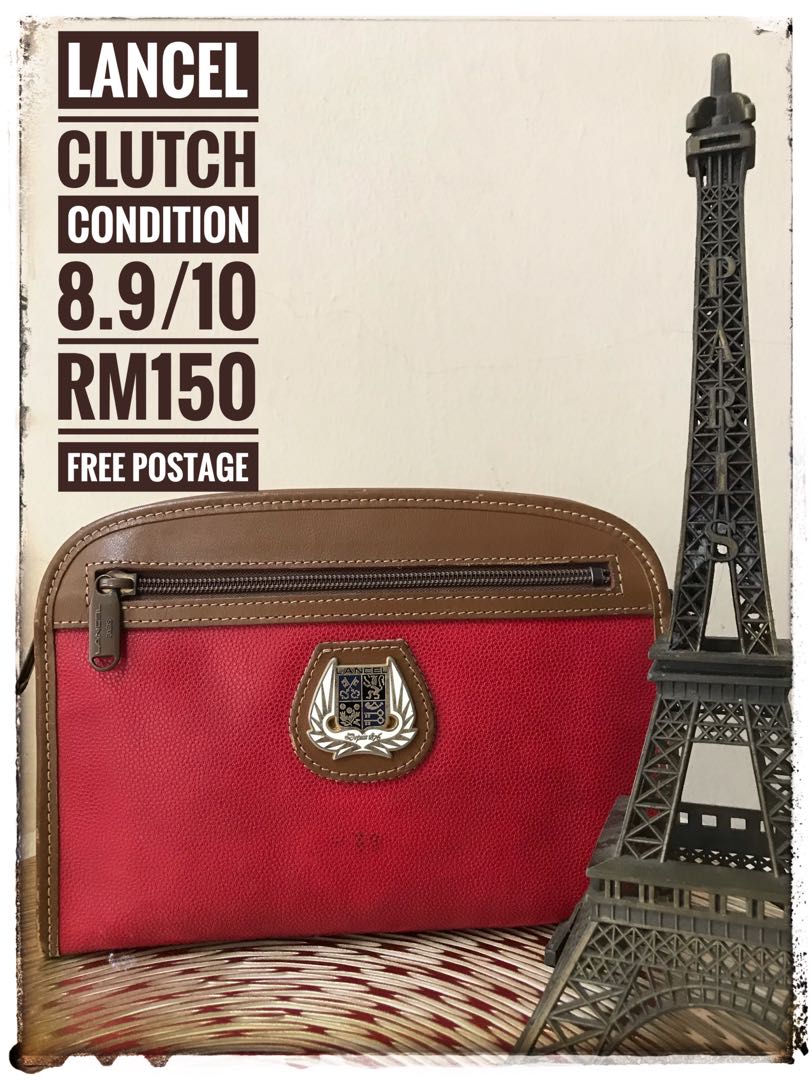 lancel clutch bag