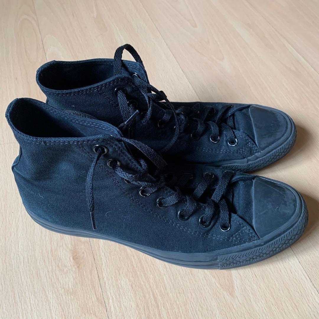 Converse whole black condition 8/10 