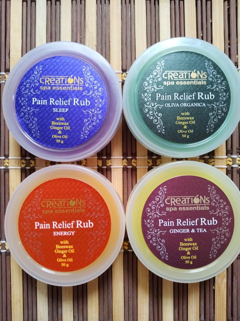 Creations Spa Essentials Pain Relief Rub Health Beauty Skin Bath Body On Carousell