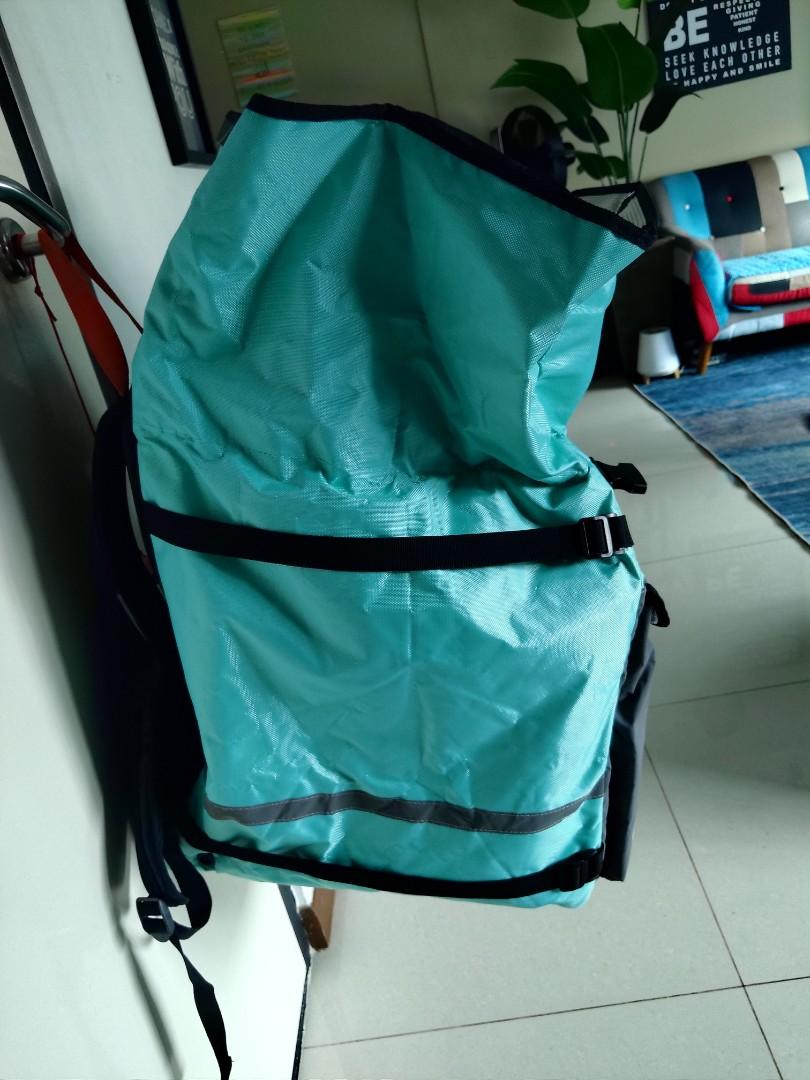 Deliveroo Backpack Roll Top, Men's Fashion, Bags, Backpacks on Carousell