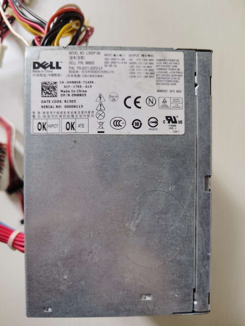 Dell Desktop Optiplex 755 Power Supplier Electronics Computers Desktops On Carousell
